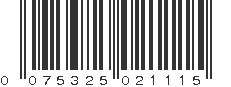 UPC 075325021115