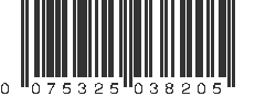 UPC 075325038205