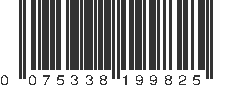 UPC 075338199825