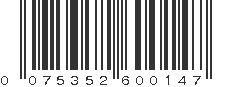 UPC 075352600147