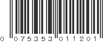 UPC 075353011201