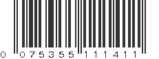 UPC 075355111411