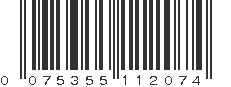 UPC 075355112074