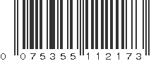 UPC 075355112173