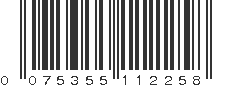 UPC 075355112258