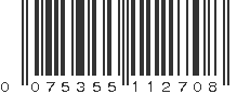 UPC 075355112708