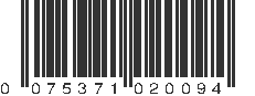 UPC 075371020094