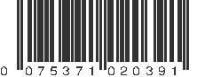 UPC 075371020391