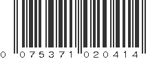 UPC 075371020414