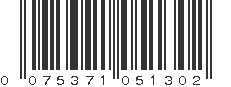 UPC 075371051302