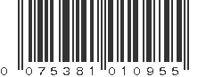 UPC 075381010955