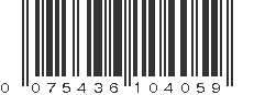 UPC 075436104059