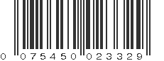 UPC 075450023329