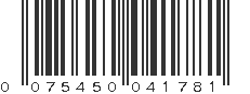 UPC 075450041781