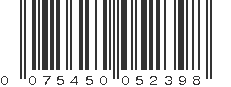 UPC 075450052398