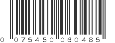 UPC 075450060485