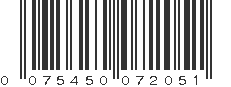 UPC 075450072051