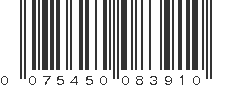 UPC 075450083910