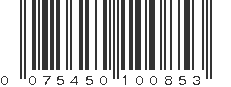 UPC 075450100853