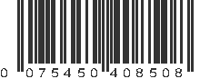 UPC 075450408508