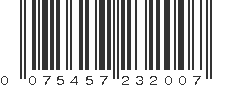 UPC 075457232007