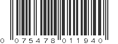 UPC 075478011940