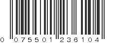 UPC 075501236104