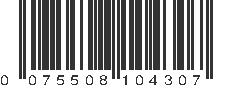 UPC 075508104307