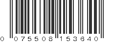 UPC 075508153640