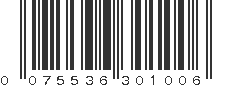 UPC 075536301006