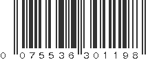 UPC 075536301198