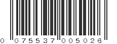 UPC 075537005026