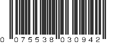 UPC 075538030942