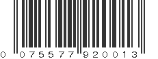 UPC 075577920013