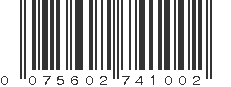 UPC 075602741002