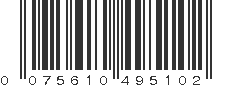 UPC 075610495102