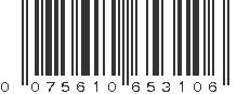 UPC 075610653106