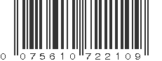 UPC 075610722109