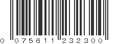 UPC 075611232300