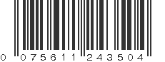 UPC 075611243504