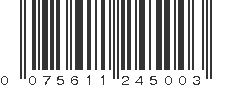 UPC 075611245003