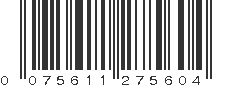 UPC 075611275604