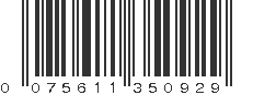 UPC 075611350929