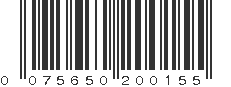 UPC 075650200155