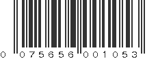 UPC 075656001053