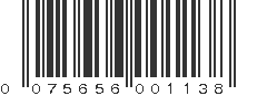 UPC 075656001138