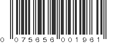 UPC 075656001961