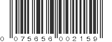 UPC 075656002159