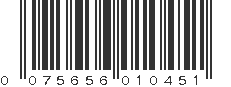 UPC 075656010451