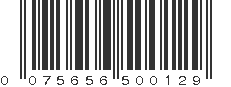 UPC 075656500129